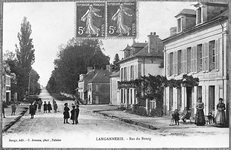 les maisons et fermes de Grainville-Langannerie