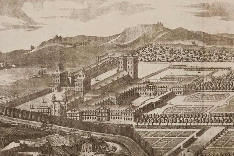 bâtiment conventuel de l'abbaye de la Trinité dite abbaye aux Dames, actuellement hôtel de région