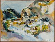 dessin : Paysage provençal