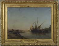 tableau : basses eaux du Nil