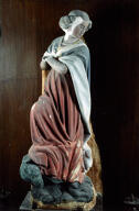 statue (grandeur nature) : sainte Marguerite et le dragon