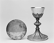 ensemble d'un calice et d'une patène