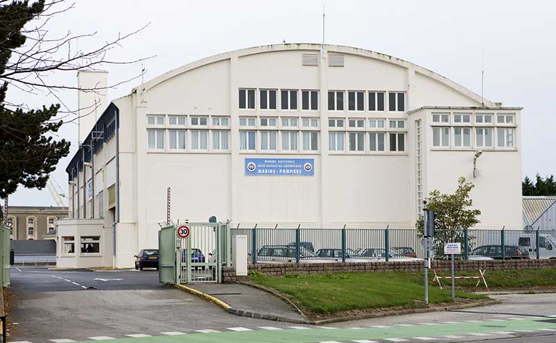 hangar aéronautique, dit centre d'hydraviation de Chantereyne, actuellement caserne des marins-pompiers