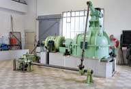 les machines de la centrale hydroélectrique des Forces Motrices de l'Orne