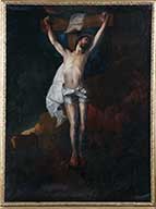 tableau d'autel n°2 : Christ en croix