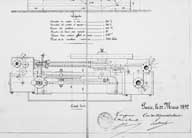 Assainissement de la ville de Trouville. Machines... Détail : pompe à vide.- Plan, coupe, élévation, 1892.