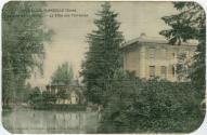 La villa des Terrasses [logement du PDG].- Carte postale, ed. Cahagne, Douville-sur-Andelle, vers 1930 (Collection particulière).