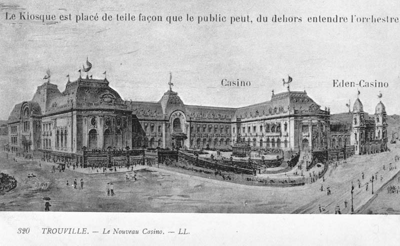 casino dit Casino Municipal de Trouville, puis Le Trouville Beach Casino, puis Le Louisiane Folies, actuellement Le Casino Barrière de Trouville