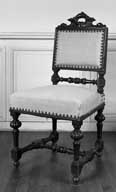 ensemble de 2 chaises style Napoléon III