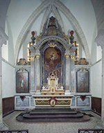 ensemble du maître-autel : autel, tabernacle, retable