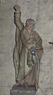 statue (petite nature) : saint Pierre