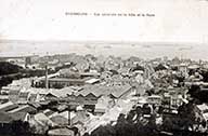 Cherbourg - Vue générale de la Ville et de la Rade.- Carte postale. (AD Manche. Série FI).
