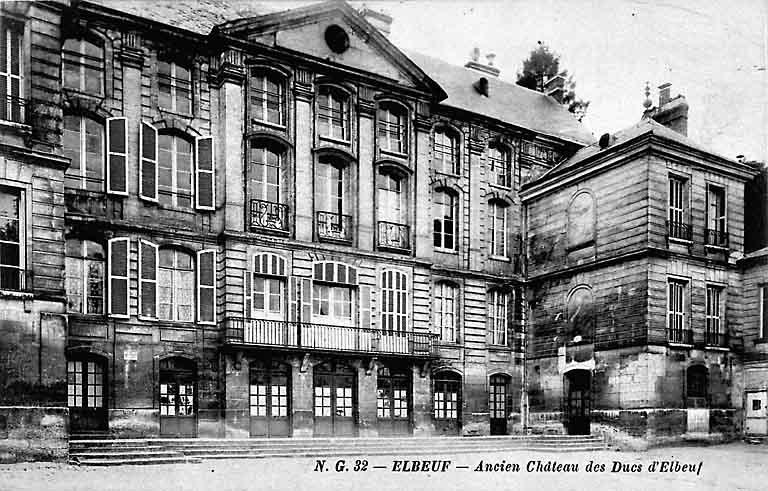 Manufacture de drap Nicolas Lemonnier, puis château des Ducs d'Elbeuf