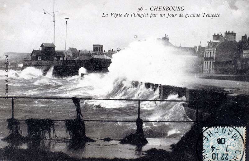 fort de l'Onglet puis vigie sémaphorique actuellement station nautique Cherbourg-Hague