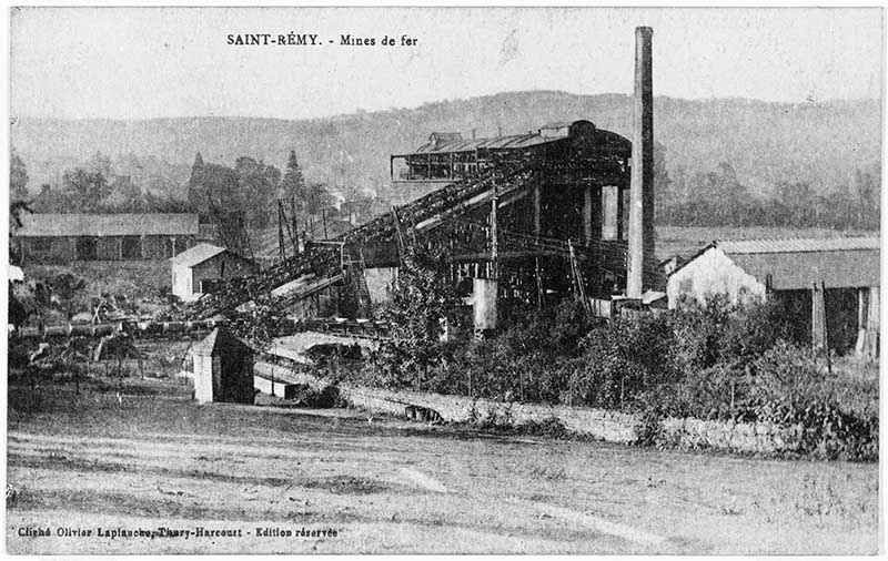 mine de fer de la Société civile des mines de fer de Saint-Rémy, puis de la Société anonyme des mines de fer de Saint-Rémy