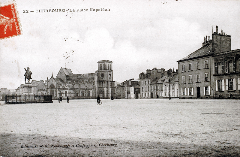 place dite place du Rempart, actuellement place Napoléon