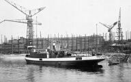 bateau remorqueur : remorqueur fluvial dit GUEPE n° 57