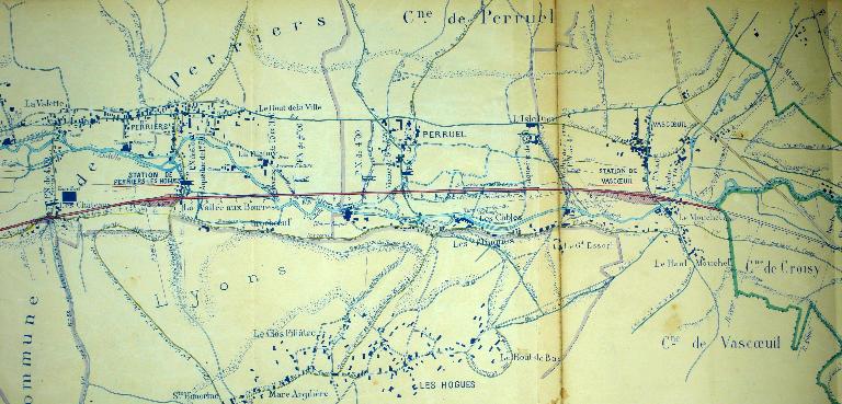 ligne ferroviaire Charleval-Serqueux