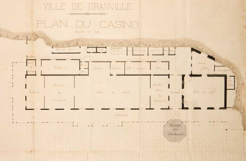établissement de bains et casino dit le Salon des Bains puis Le Casino des Bains de mer, puis casino dit Le Casino Municipal de Granville