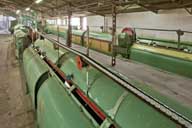 les machines de l'usine de préparation de produits textiles : usine de teillage de lin de la Société coopérative linière de Cagny