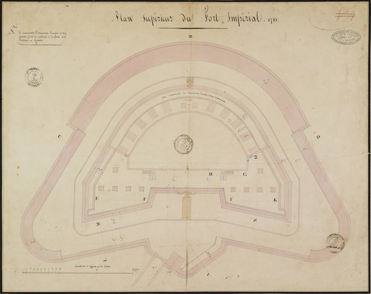 Fort-Royal, puis Fort-National et Fort-Impérial, actuellement Fort de l'île Pelée