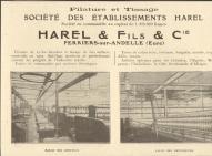 Article sur la société des établissements Harel, in L’Illustration économique et financière. Septembre 1923. N° spécial Eure, p. 66.