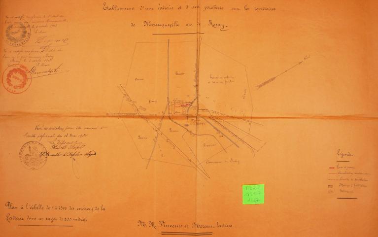 laiterie industrielle du Haut-Barbé ou des prairies de l’Andelle, puis coopérative laitière de Lyons-la-Forêt, puis laiterie des Fermiers réunis