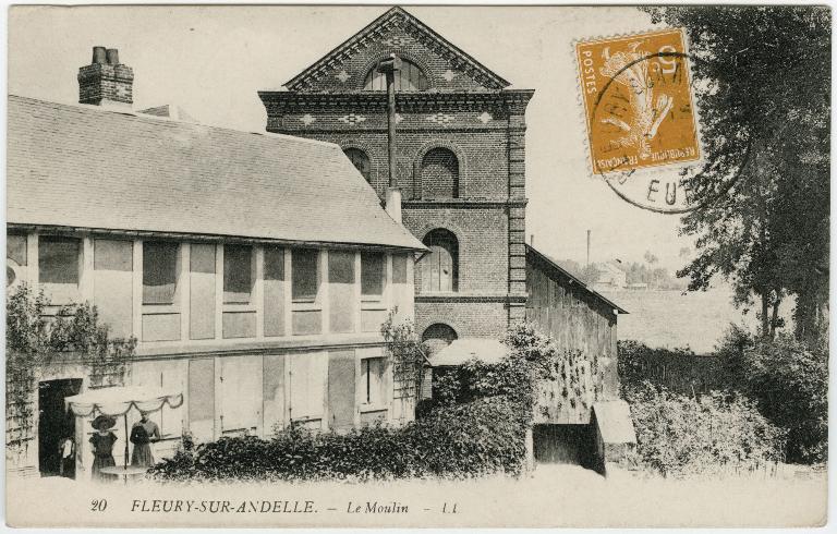 moulin à blé puis minoterie, dite moulin de Fleury