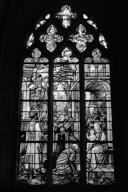 verrière historiée : Adoration des mages