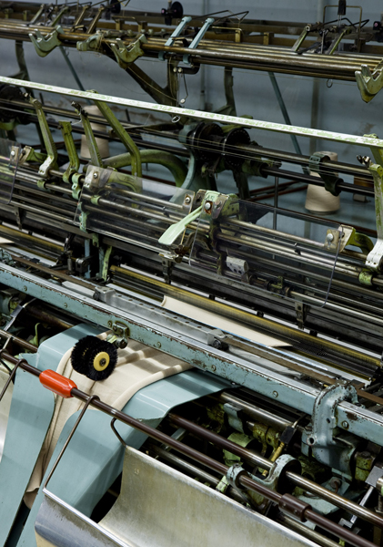 ensemble de 5 machines à mailler : métiers à tricoter rectilignes Bentley Cotton