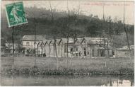 Vue sur la scierie.- Carte postale, photogr. A Lavergne, Vernon, vers 1910 (Collection particulière).