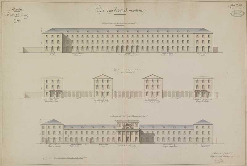 hôpital de la Marine et de la Guerre, puis centre hospitalier des armées René Lebas, actuellement centre administratif