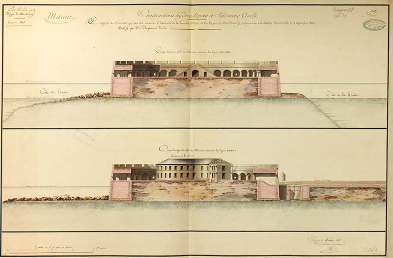 ensemble de 2 forts dits forts des musoirs