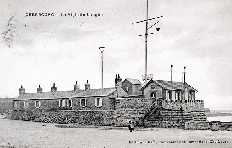 fort de l'Onglet puis vigie sémaphorique actuellement station nautique Cherbourg-Hague