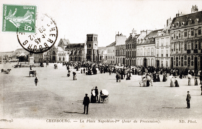 place dite place du Rempart, actuellement place Napoléon