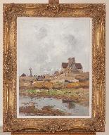tableau : L'église de Barfleur