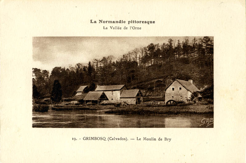 moulin à blé dit moulin de Brieux, puis centrale hydroélectrique des Forces motrices de l'Orne