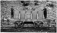 Wagon de marchandises (Delecourt à Arbleux, Nord).- Photographie ancienne, s.d. [vers 1924]. (Collection particulière).