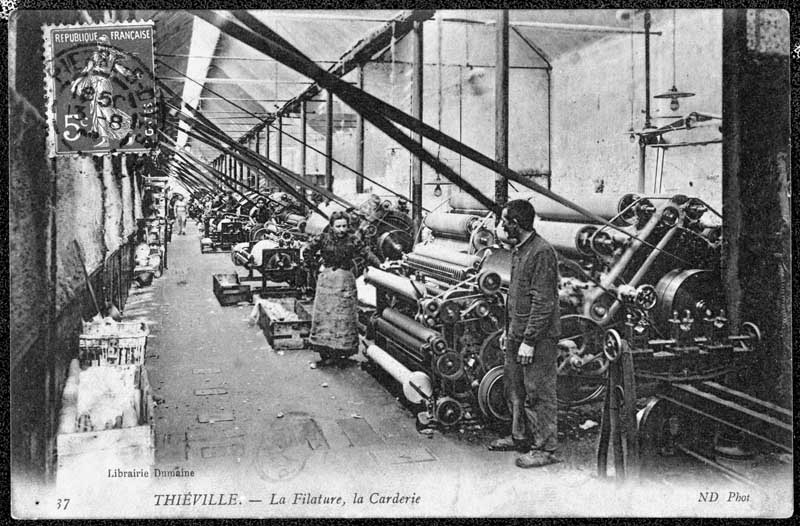 filature de coton, puis usine de petite métallurgie, actuellement usine de traitement de surface des métaux