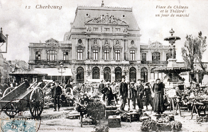 place dite place du Château, actuellement place du Général de Gaulle