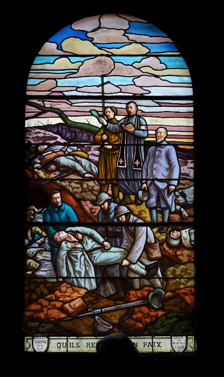 présentation de l'opération : étude des vitraux commémoratifs et ex voto de la guerre de 1914-1918 en Normandie