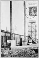 Environs de Falaise. Les Mines de SOUMONT - Salle des Machines et Réfrigérent.- Carte postale, éd.-photogr. C. Jeanne, Falaise, s.d., début 20e siècle (timbrée en 1911).