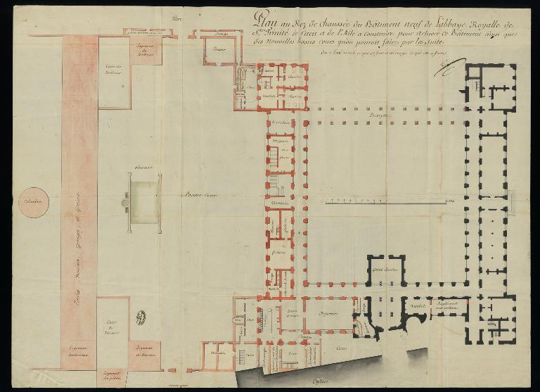 abbaye de bénédictines de la Trinité dite abbaye aux Dames, actuellement hôtel de région