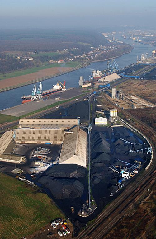 usine de préparation de produit minéral dit terminal vrac solide Sogéma, puis Sogéma-Sea Invest