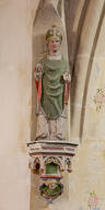 statue, grandeur nature : Saint Ouen