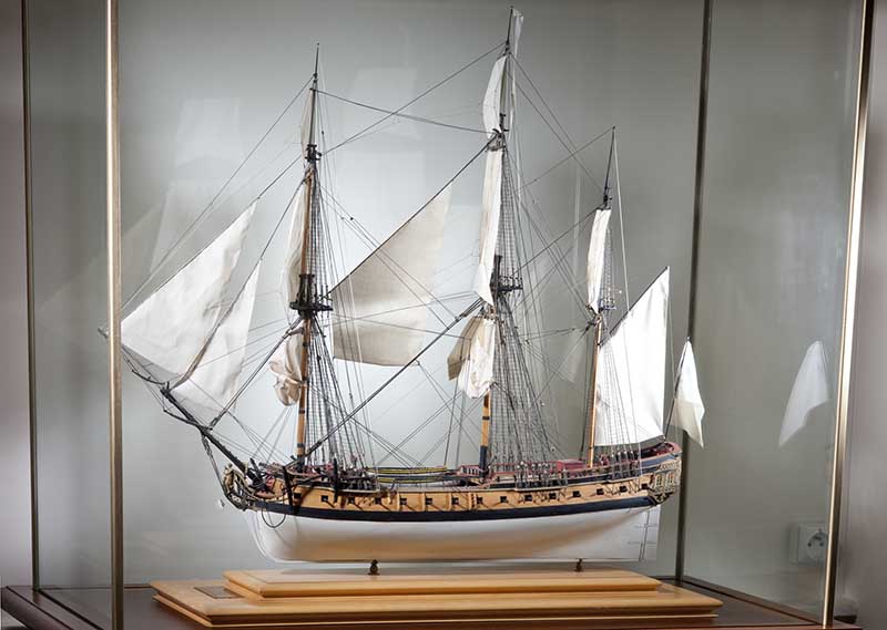 maquette de bateau : La Flore