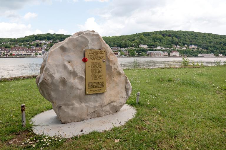 monument commémoratif aux soldats gallois morts à la Libération