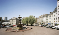 place dite place du Château, actuellement place du Général de Gaulle