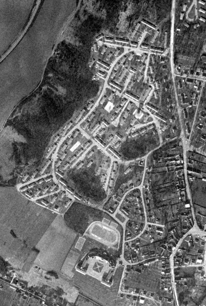 ensemble des cités américaines d'Evreux : Lafayette, la Sablonnière, le Village de la Forêt