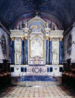 ensemble du maître-autel : autel, tabernacle, exposition, retable